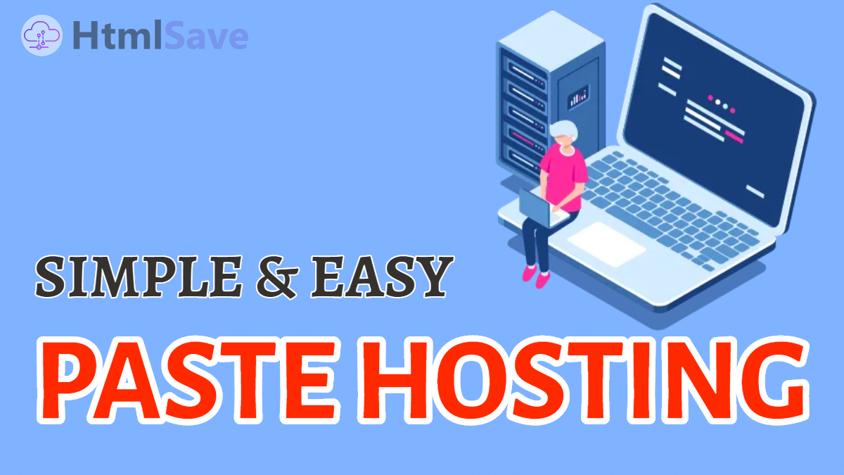 Simple paste hosting method for creating a website